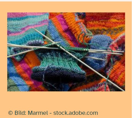 Selbstgestrickte Socken