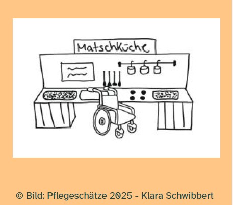 Unterfahrbare Matschküche