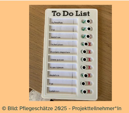 Morgenroutine ohne Sprechen