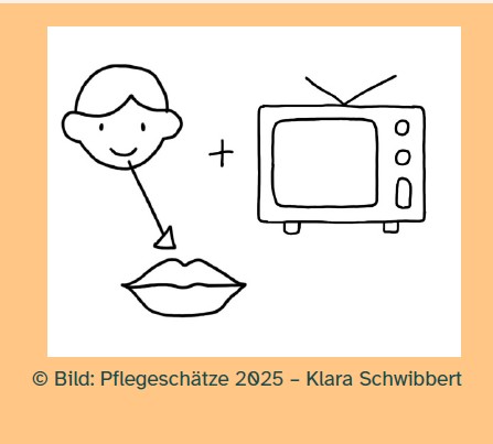 Lippentraining vorm Fernseher