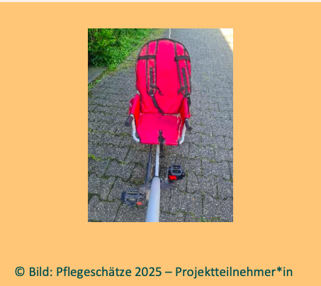 Fahrradanhänger mit Pedalen und ohne Dach